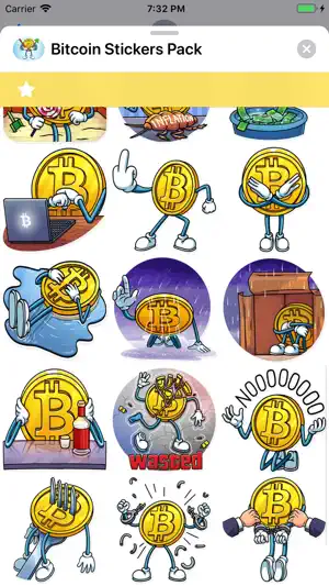 Bitcoin Stickers Pack