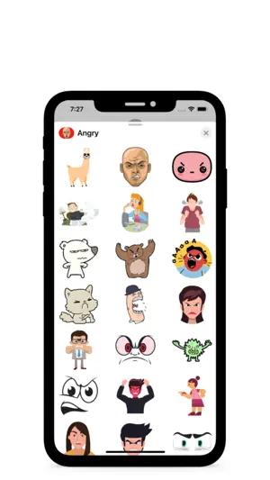 Angry Stickers Pack