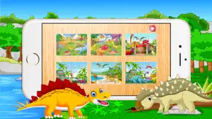 恐龙拼图幼儿孩子恐龙游戏免费 翼龙探索侏罗纪儿童游戏